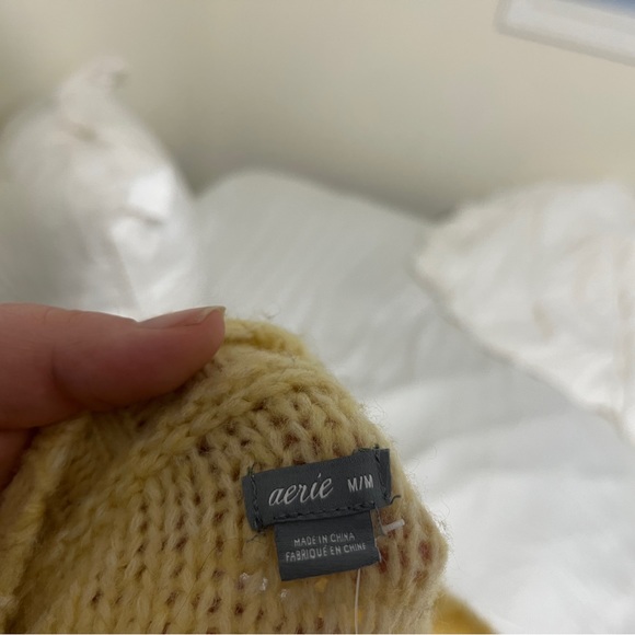 Oversized yellow knit sweater - Picture 3 of 3